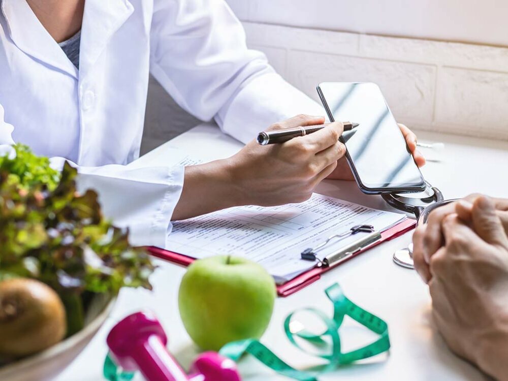 Termin bei einer Ernährungstherapie