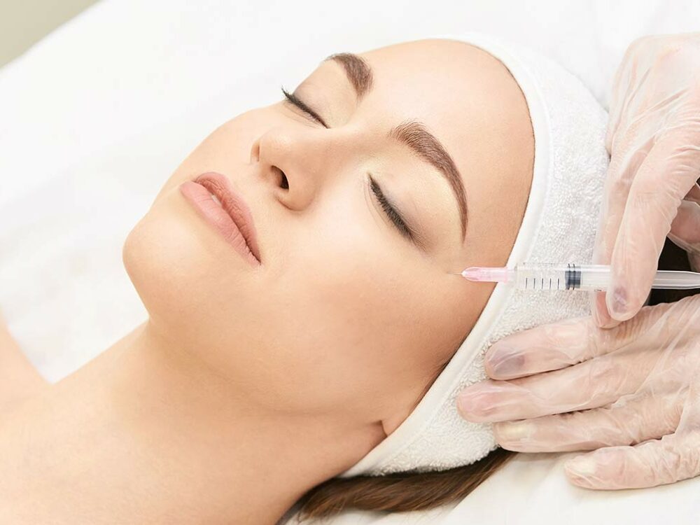 Faltenbehandlung im Gesicht