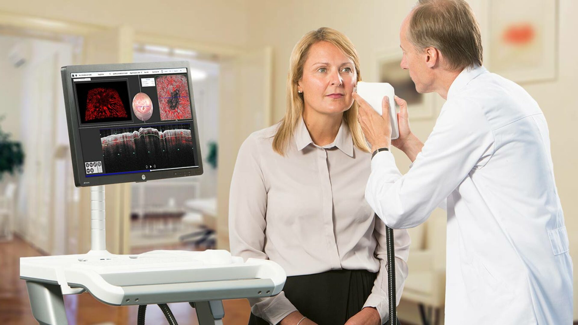 Optische Kohärenztomographie zur Diagnostik von Hautkrebs